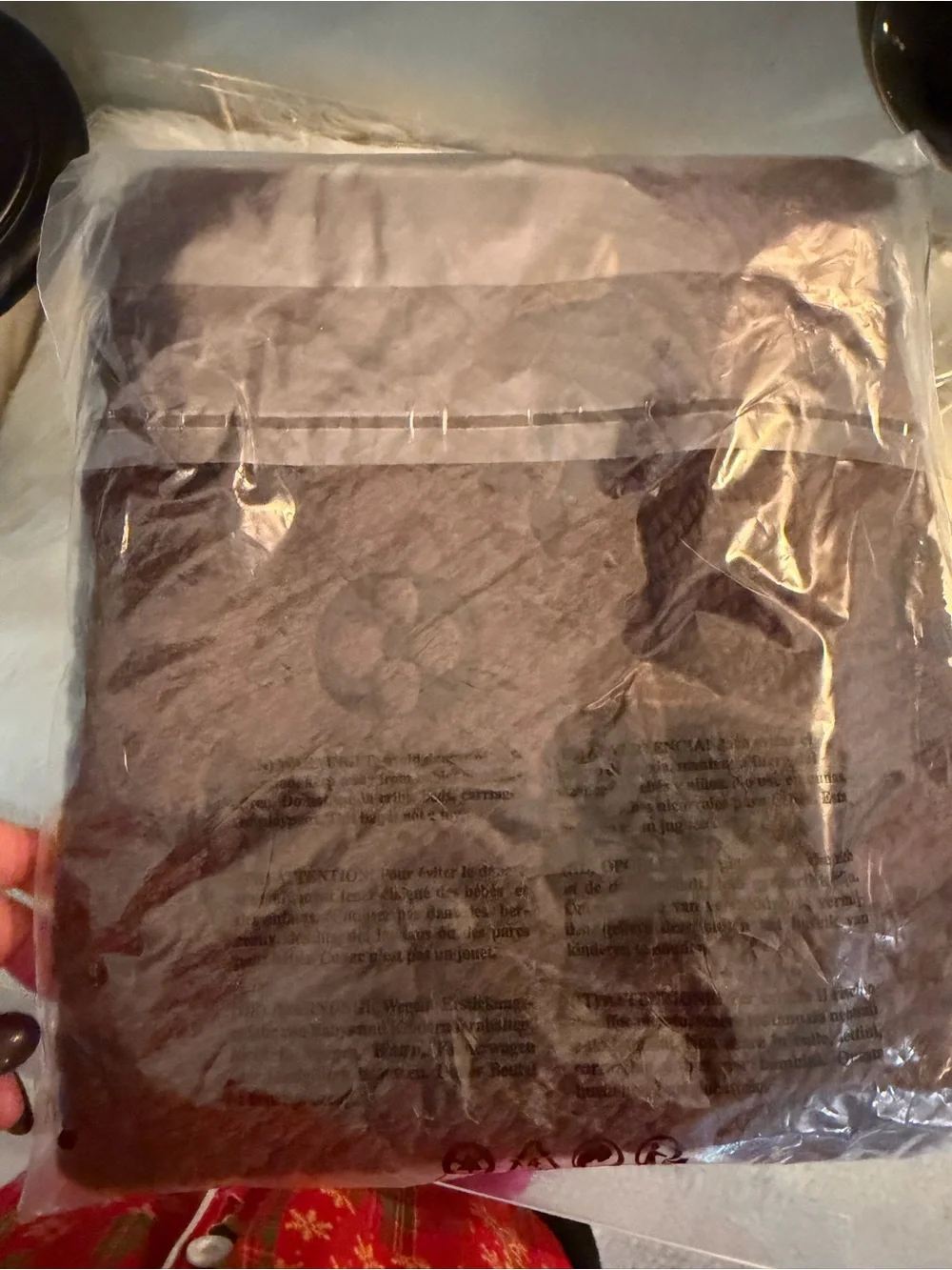 Louis Vuitton Brown Monogram unisex Wool-Blend Scarf w fringe